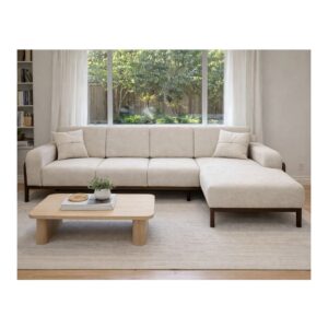 Buckle Back L Shape Sofa