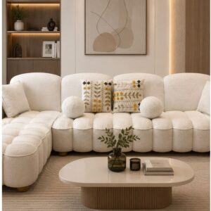 Amber Cloud L Shape Sofa